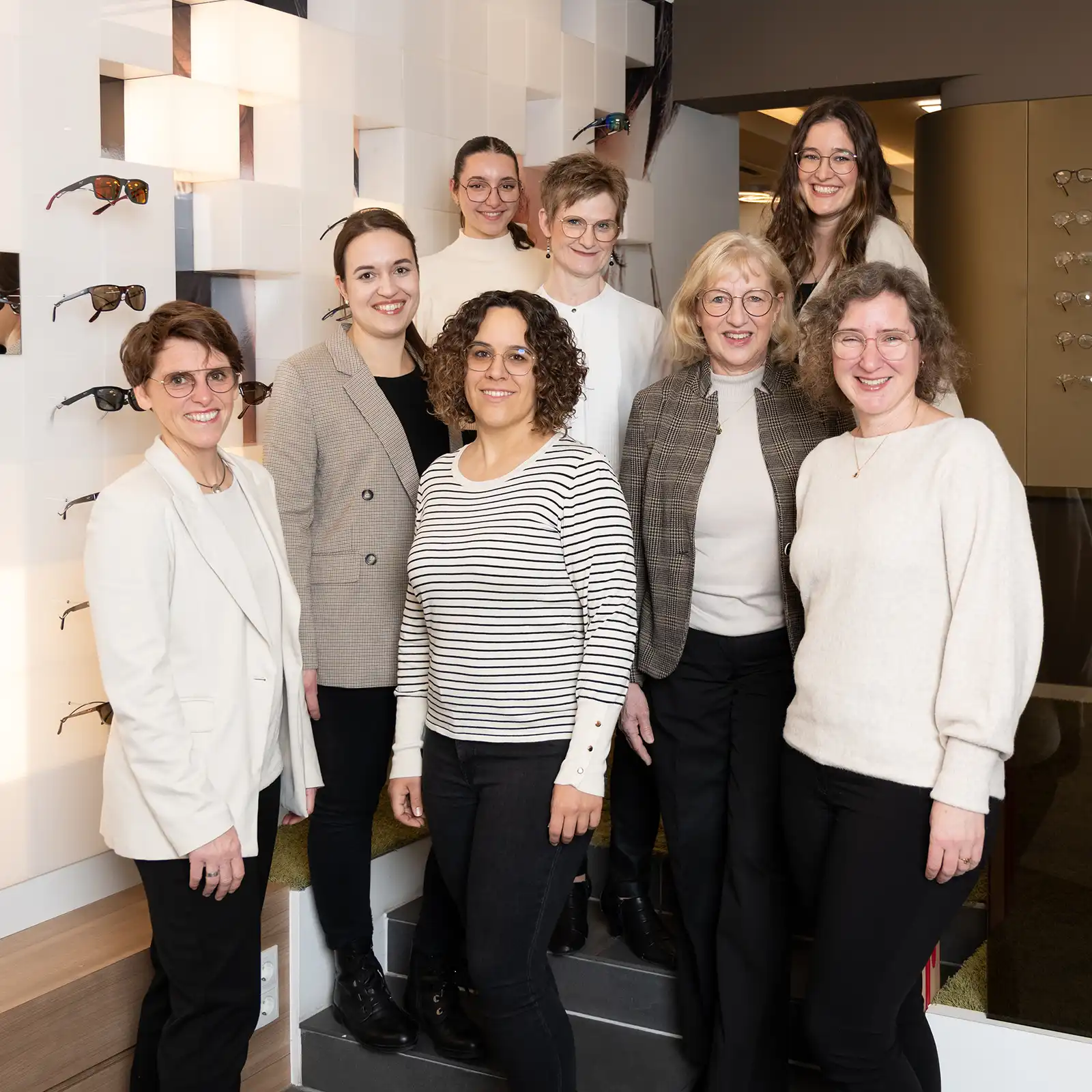 Das Optik Welzer Team im Laden.