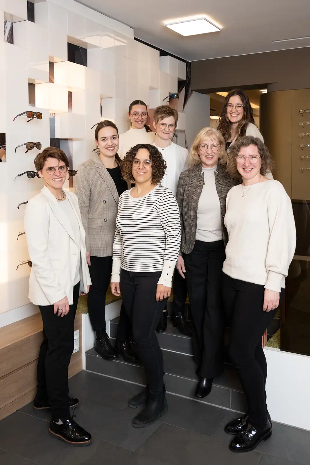 Das Optik Welzer Team im Laden.