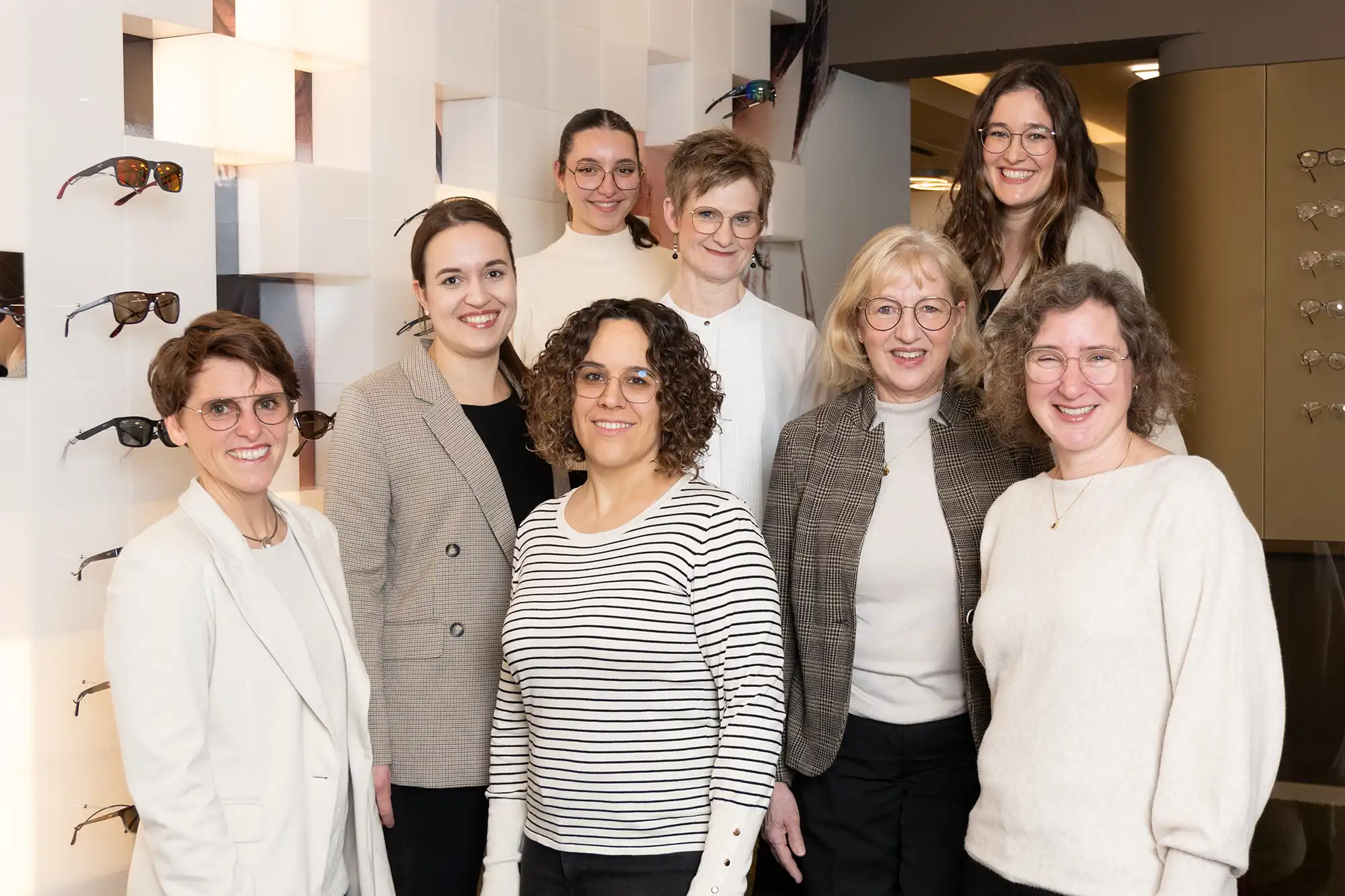 Das Optik Welzer Team im Laden.